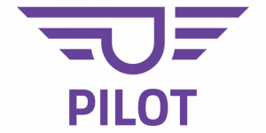 The Pilot Logo, which consists of a pilot's wing badge and the word Pilot